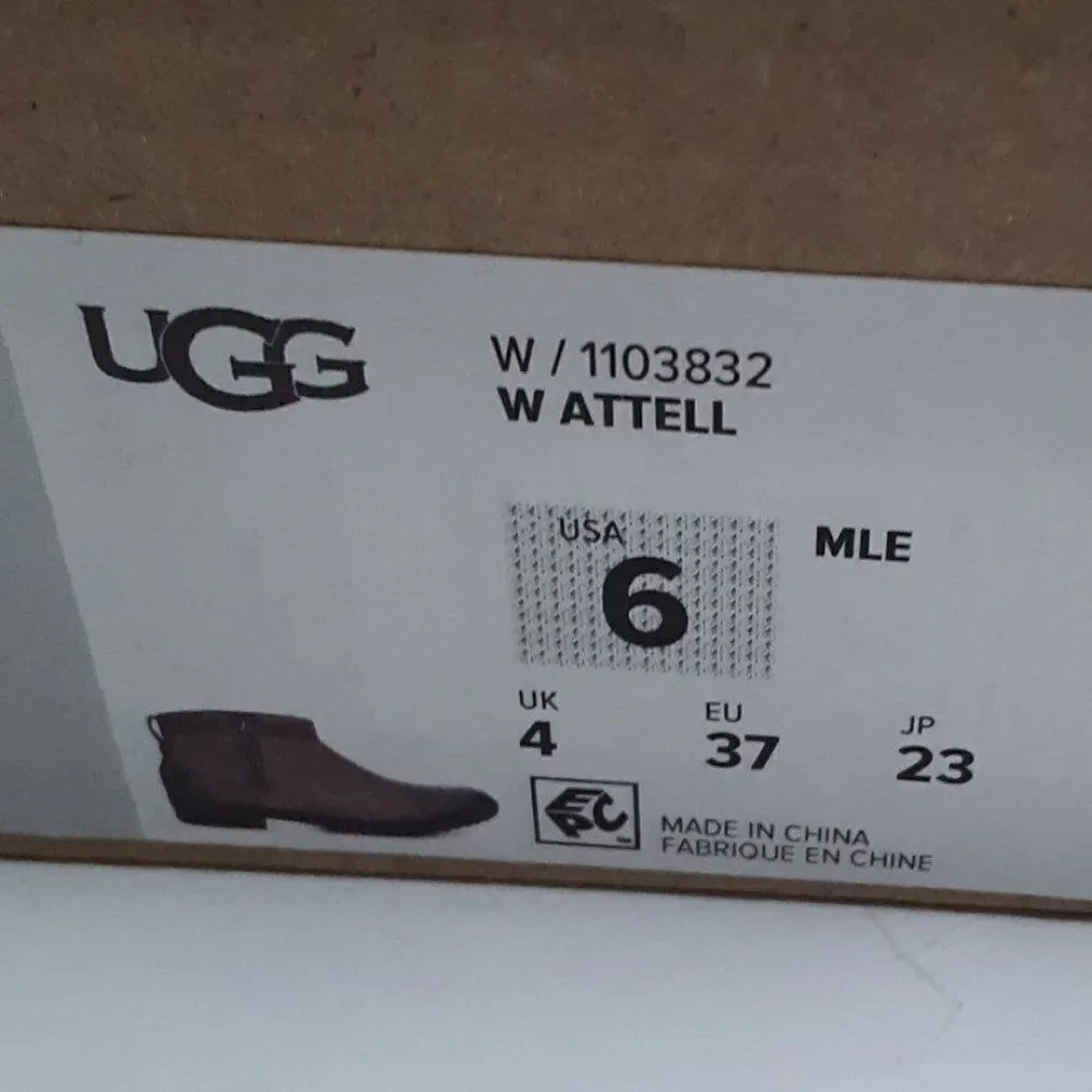 UGG ATTEL Women's Winter Comfort  Ankle Boot Size 6M